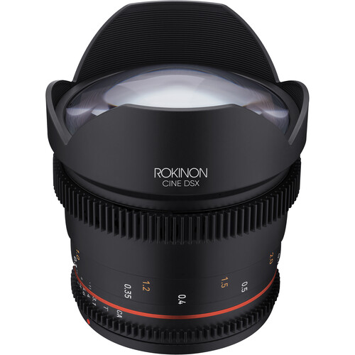  Rokinon 14mm T3.1 DSX Ultra Wide-Angle Cine Lens (EF Mount)